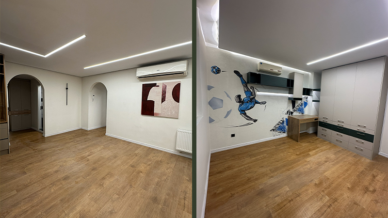 پروژه بازسازی منزل تهرانپارس اقای حیدریان