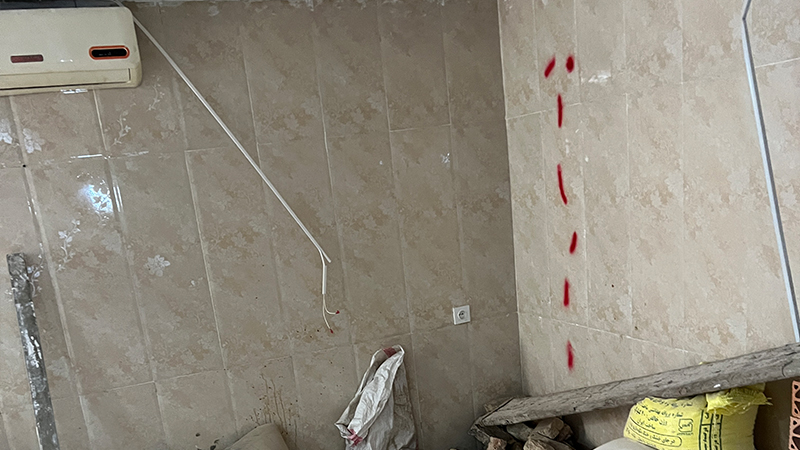 قبل از پروژه بازسازی منزل در تهرانپارس اقای حیدریان